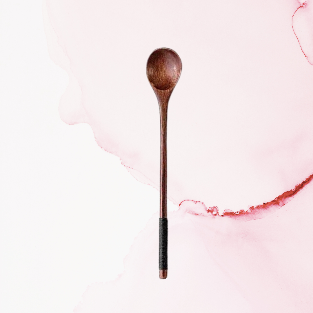 Wooden Teaspoon - wild shrub